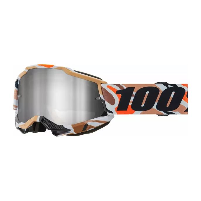 100% MX Goggles Accuri 2 Flea Mirror Silver